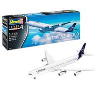 Revell Maquette A340-300 Lufthansa New Livery - Kit 1:144, 112 pièces, dès 12 ans