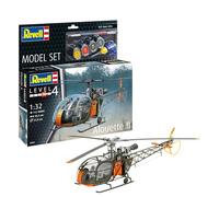 Revell Maquette Hélicoptère Alouette II - Model-set 1:32 - Réf : 14714