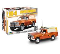 Revell Monogram 14568 - Jeep J-10 Pickup avec Camper Échelle 1:24 - Maquette Plastique Non Construit/Non Peint