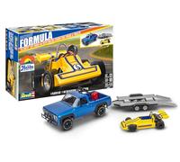 Revell Monogram 14581 - Micro Chevy 4x4 '78 avec kart à l'échelle 1:25 - Maquette en plastique non construit/non peint