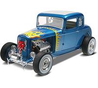 Revell Maquette de voiture 1932 Ford 5 fenêtre Coupe 2 en 1 Échelle 1/25 Multicolore