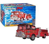 Revell Monogram Maquette SnapTite Camion Pompier Mack Fire Pumper échelle 1/32, 85-1225, Multicolor