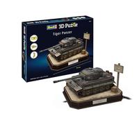 Revell Puzzle 3D Tiger I 00252 – Char allemand, 200 pièces, très détaillé, amusant, 25,7 cm