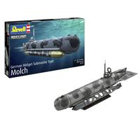 Revell 05187 German Midget Submarine Type Molch Échelle 1:72 - Maquette en plastique non construit/non peint
