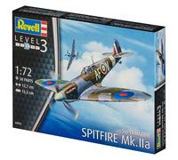 Revell Spitfire Mk.iia non Réalisé / Plastique Peint Modèle Kit 1:72 Scale Level