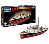 Revell The Firefighter | Maquette de bateau extincteur 1:87 avec 485 pièces | Bateau d'extinction New York détaillé avec 7 decks, canons d'extinction et cabine de contrôle | À partir de 12 ans