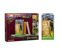 Revell Tiny Adventures Serre-Livres Le Seigneur des Anneaux I Diorama 3D de la Ville Blanche en Bois avec LED I Kit de Bricolage comme Book Nook pour Les Fans de Fantastique I Décoration et idée