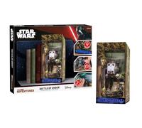 Revell Tiny Adventures Tiny Adventures - Star Wars Bataille d'Endor - avec éclairage LED, 3D Miniature Bricolage en Bois