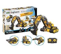Revell Véhicule d'ingénierie 4 en 1, avec télécommande, 176 pièces, 4 Variantes de modèles sans Colle, Conversion Facile, expérience Technique Interactive, pour Les Enfants à partir de 8 Ans