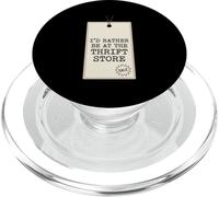 Revendeur Vintage I'd Rather Be At The Thrift Store Sale PopSockets PopGrip pour MagSafe