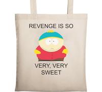 Revenge is so Very Very Sweet Sac fourre-tout en coton naturel écologique Beige
