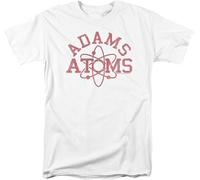 Revenge of Nerds T-Shirt Adams Atoms Retro 80s Movie Graphic Printed White Tee White Manches Courtes(Medium)