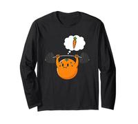 Rêver de Carottes Orange Gym Motivation Manche Longue