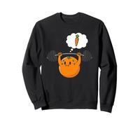 Rêver de Carottes Orange Gym Motivation Sweatshirt