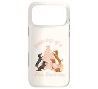 Rêver d'un Teckel Rose pour Les fêtes de Fin d'année Coque pour iPhone 17 Pro Max