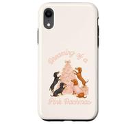 Rêver d'un Teckel Rose pour Les fêtes de Fin d'année Coque pour iPhone XR