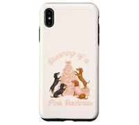 Rêver d'un Teckel Rose pour Les fêtes de Fin d'année Coque pour iPhone XS Max