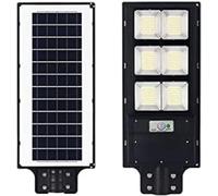 Réverbère à Induction Haute Puissance Réverbère Solaire Intégré Lumière LED étanche Extérieure Contrôle De La Lumière Radar Panneau Solaire en Silicium Polycrista, 300W