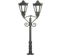 Réverbère de parc double Viessmann Modelltechnik 6073 modèle fini H0 1 pc(s)