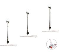 Réverbère de parc double Woodland Scenics WJP5632 H0 3 pc(s)