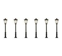 Réverbère de parc simple Viessmann Modelltechnik 60706 modèle fini H0 1 set