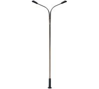 Réverbère en col de cygne double H0 Faller 180201 modèle fini 1 pc(s)