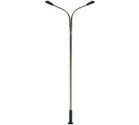 Réverbère en col de cygne double H0 Faller 180201 modèle fini 1 pc(s)