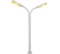 Réverbère en col de cygne double Viessmann Modelltechnik 60951 modèle fini H0 1 pc(s)