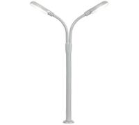Réverbère en col de cygne double Viessmann Modelltechnik 6495 modèle fini N 1