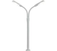 Réverbère en col de cygne double Viessmann Modelltechnik 6495 modèle fini N 1 pc(s)