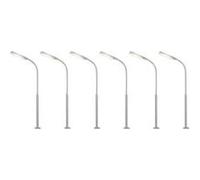 Réverbère en col de cygne simple Viessmann Modelltechnik 64906 modèle fini N 1 set