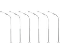 Réverbère en col de cygne simple Viessmann Modelltechnik 60906 modèle fini H0 1 set