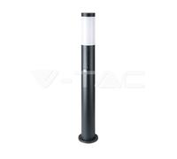 V-TAC Lampe borne extérieure VT-838-GS80 – IP44, gris, capteur de mouvement, E27