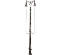 Réverbère sur mât en treillis double Viessmann 6390 modèle fini H0 G