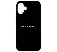 Révérend/Révérends/Protestant/Protestants Police Moderne Coque pour iPhone 16 Plus