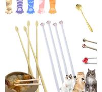 Reverent Chopsticks, Funny Little Hand Chopsticks, Cute Reusable Cat Paw Chopstick for Women Kids Adults Restaurant (4Pair-A+B)