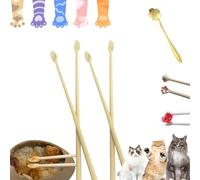 Reverent Chopsticks, Funny Little Hand Chopsticks, Cute Reusable Cat Paw Chopstick for Women Kids Adults Restaurant (2Pair-A)