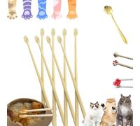 Reverent Chopsticks, Funny Little Hand Chopsticks, Cute Reusable Cat Paw Chopstick for Women Kids Adults Restaurant (4Pair-A)