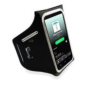 RevereSport Brassard Compatible iPhone 12 Pro Max. Armband de Sport pour Téléphone sans Rebond pour Courir, Fitness et Séance d'entraînement