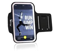 RevereSport Brassard Compatible Samsung Galaxy Plus S25/S24/S23/S22/S21/S20. Armband de Sport Téléphone sans Rebond pour Courir, Fitness et Séance d'Entraînement