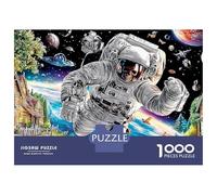 Rêverie d'Astronaute Coffret Puzzle 1000 Pièces Papier Écologique Cosmic Nebula pour Seniors Passionnés, Puzzle Anti-Stress, Loisir De Voyage, Cadeau De Noël Populaire pour Seniors s 38x26cm/1000pcs
