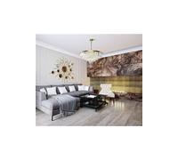 Revero Plafonnier suspendu classique Revero à 12 ampoules en laiton