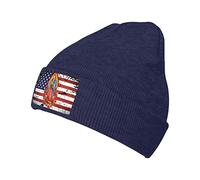 Revers Bonnet Drapeau Américain Fissuré Notre-Dame De Guadalupe Douillet Knit Cuffed Beanie Unisexe Watch Hat pour À Pied Femme