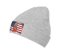 Revers Bonnet Drapeau Américain Fissuré Notre-Dame De Guadalupe Léger Knit Cuffed Beanie Douillet Casquette Docker pour La Rue Femme Course