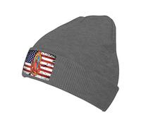 Revers Bonnet Drapeau Américain Fissuré Notre-Dame De Guadalupe Unisexe Knit Cuffed Beanie Élégant Knitted Hat pour Ski Hiver Course