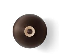 Applique Murale Inversée Audo Câblé, Travertin Sable/Aluminium Bruni