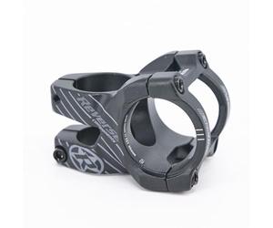 Reverse Black-One D-2 Potence 35 & 31,8 mm avec manchon de réduction/en aluminium/noir/blanc/pour VTT/potence pour vélo/sans top cap, vis, griffe