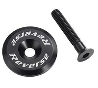 Reverse Capot De Jeu De Direction VTT/Vélo Électrique Alu + Vis Alu M6x32 Noir