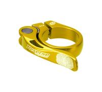 Reverse collier de selle long life diametre 34 9 mm or