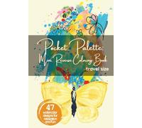 Reverse Coloring Book - 47 Watercolor Illustrations for Creativity & Relaxation | Pocket-Sized, Single-Sided Pages, Perfect for Adults & Teens: A Mini ... Lined Pages for Notes, and Space to Doodle